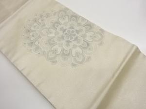 相良刺繍変わり華文模様名古屋帯
